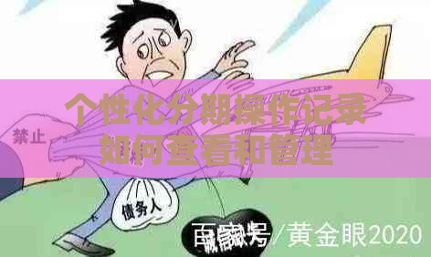 个性化分期操作记录如何查看和管理