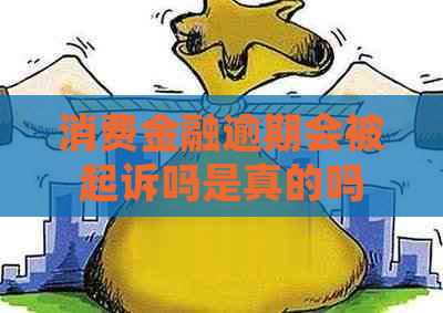 消费金融逾期会被起诉吗是真的吗