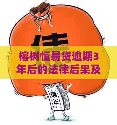 榕树恒易贷逾期3年后的法律后果及解决方案