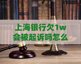 上海银行欠1w会被起诉吗怎么办理