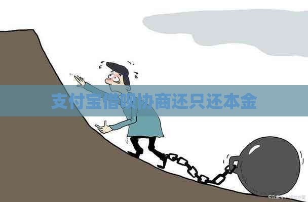 支付宝借呗协商还只还本金