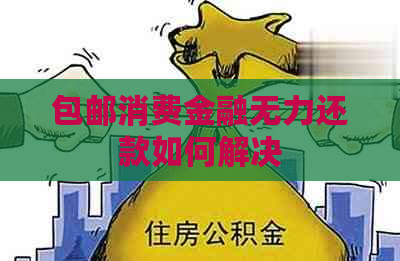 包邮消费金融无力还款如何解决