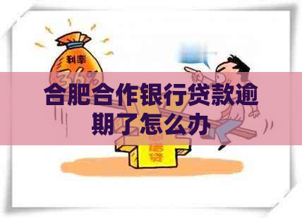 合肥合作银行贷款逾期了怎么办