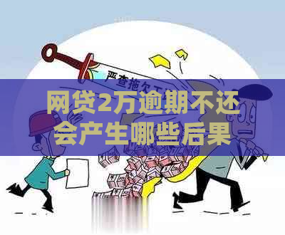 网贷2万逾期不还会产生哪些后果