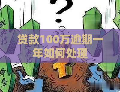 贷款100万逾期一年如何处理