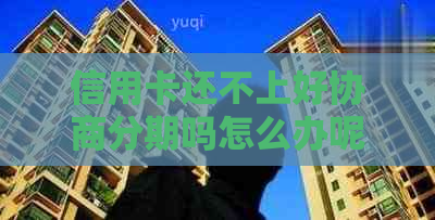 信用卡还不上好协商分期吗怎么办呢