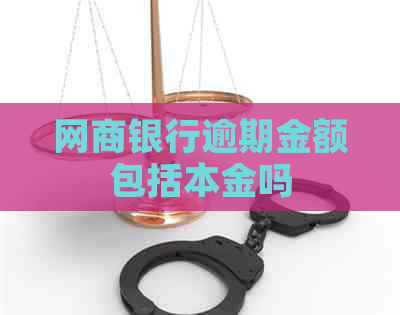 网商银行逾期金额包括本金吗