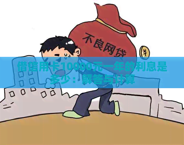 借信用卡10000元一年的利息是多少：解答与计算