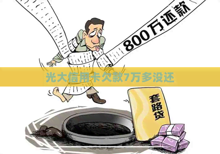 光大信用卡欠款7万多没还