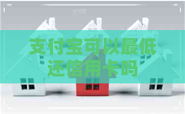 支付宝可以更低还信用卡吗