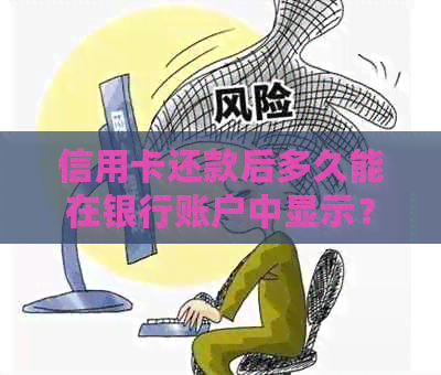 信用卡还款后多久能在银行账户中显示？