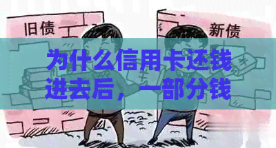 为什么信用卡还钱进去后，一部分钱就取不出来了呢？-为什么信用卡还钱进去后,一部分钱就取不出来了呢