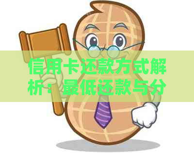 信用卡还款方式解析：更低还款与分期有何不同？