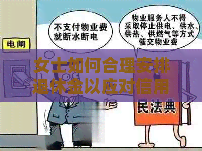 女士如何合理安排退休金以应对信用卡还款问题？