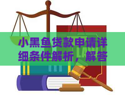 小黑鱼贷款申请详细条件解析，解答用户所有疑问