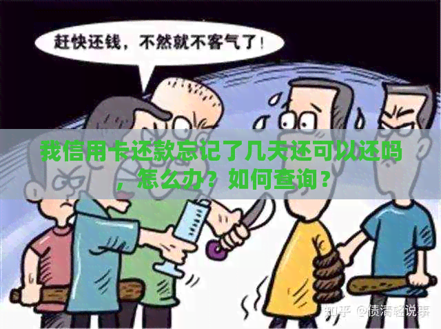 我信用卡还款忘记了几天还可以还吗，怎么办？如何查询？