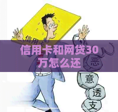 信用卡和网贷30万怎么还