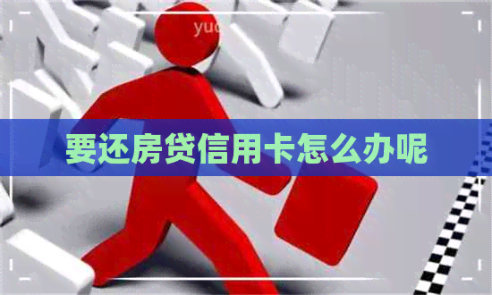 要还房贷信用卡怎么办呢