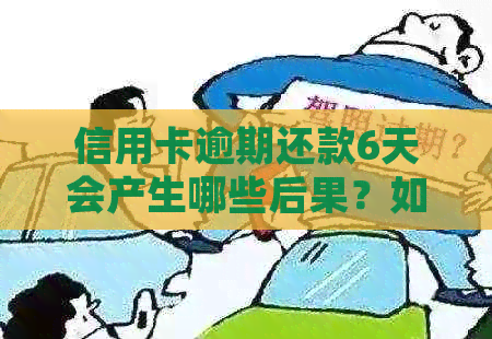 信用卡逾期还款6天会产生哪些后果？如何解决逾期问题并避免信用损失？