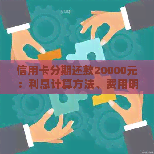 信用卡分期还款20000元：利息计算方法、费用明细及如何降低利息负担