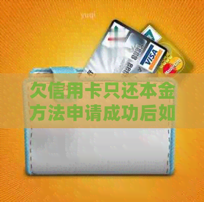 欠信用卡只还本金方法申请成功后如何操作以确保退款？有哪些具体步骤？