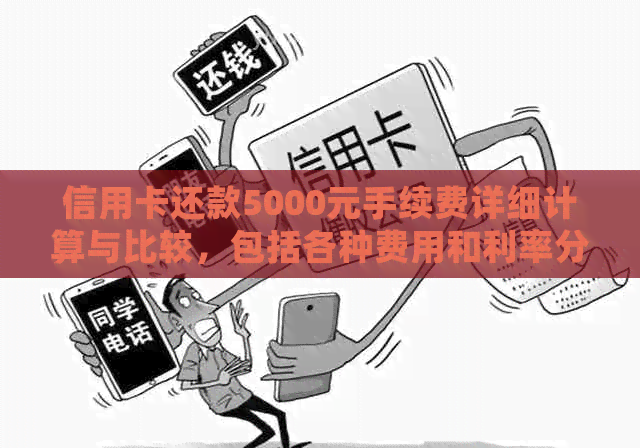 信用卡还款5000元手续费详细计算与比较，包括各种费用和利率分析