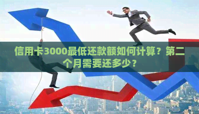 信用卡3000更低还款额如何计算？第二个月需要还多少？