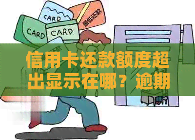 信用卡还款额度超出显示在哪？逾期还款及查询信用记录的相关资讯