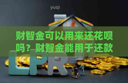 财智金可以用来还花呗吗？财智金能用于还款吗？财智金能用来还信用卡吗？