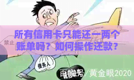 所有信用卡只能还一两个账单吗？如何操作还款？