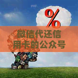 微信代还信用卡的公众号名称是什么？