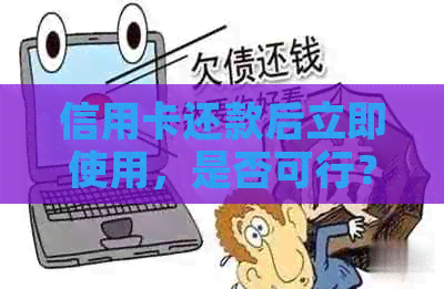 信用卡还款后立即使用，是否可行？