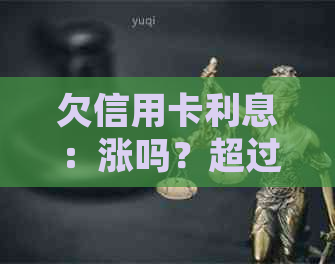 欠信用卡利息：涨吗？超过本金合法吗？高额利息如何处理？减免申请