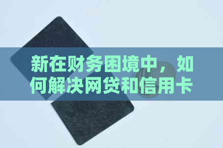 新在财务困境中，如何解决网贷和信用卡逾期问题？