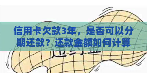 信用卡欠款3年，是否可以分期还款？还款金额如何计算？