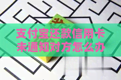 支付宝还款信用卡未通知对方怎么办？全面解决方案与处理步骤解析