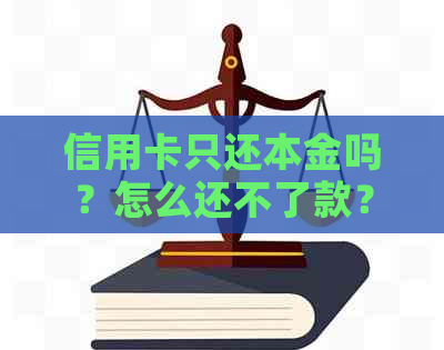 信用卡只还本金吗？怎么还不了款？