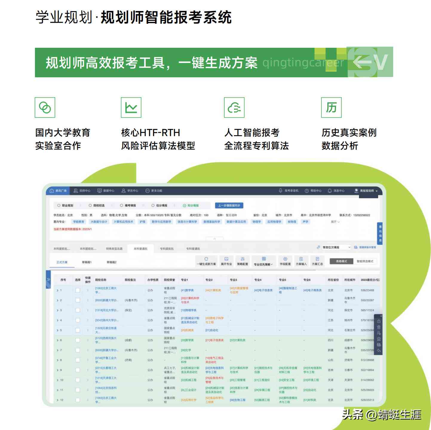 AI智能一键生成高考志愿方案：全方位解答志愿填报疑问与难题