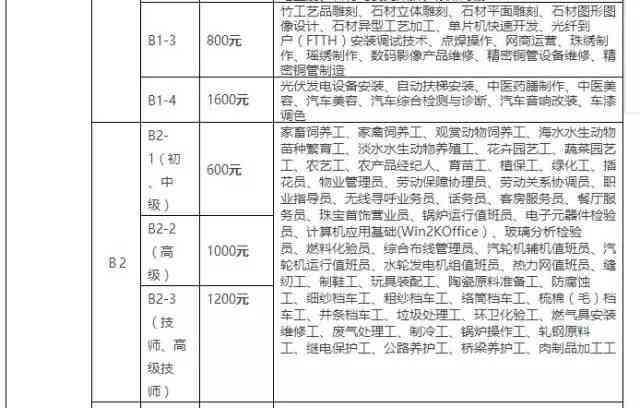 《成都市就业培训补贴目录及标准：最新一览表与文件汇总》