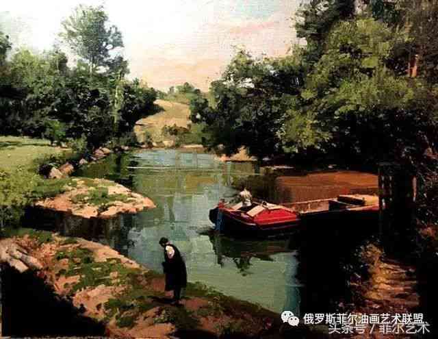 画家凯瑟琳风景油画作品欣：中西合璧的国画艺术之美