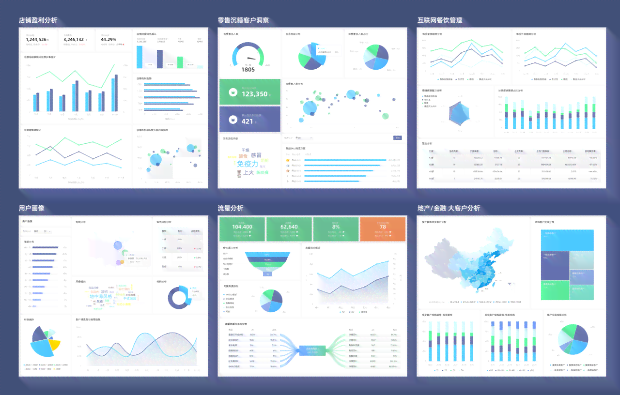 AI信息可视化模板大全：涵多种场景与应用，满足全方位用户需求