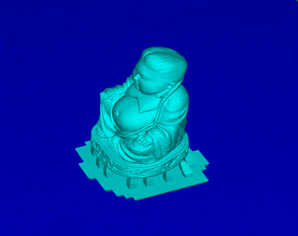 AI生成3D佛像模型并打印出来