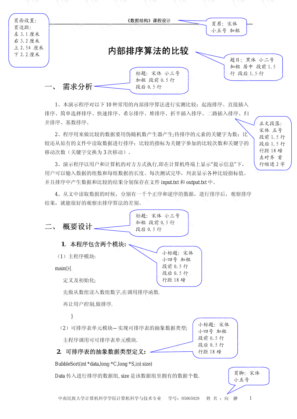 ai课程个人总结报告模板