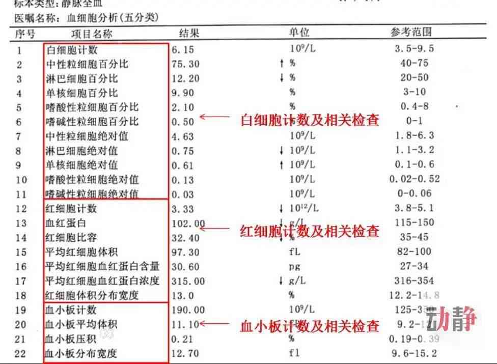 医生教你如何解读血液健检验报告单