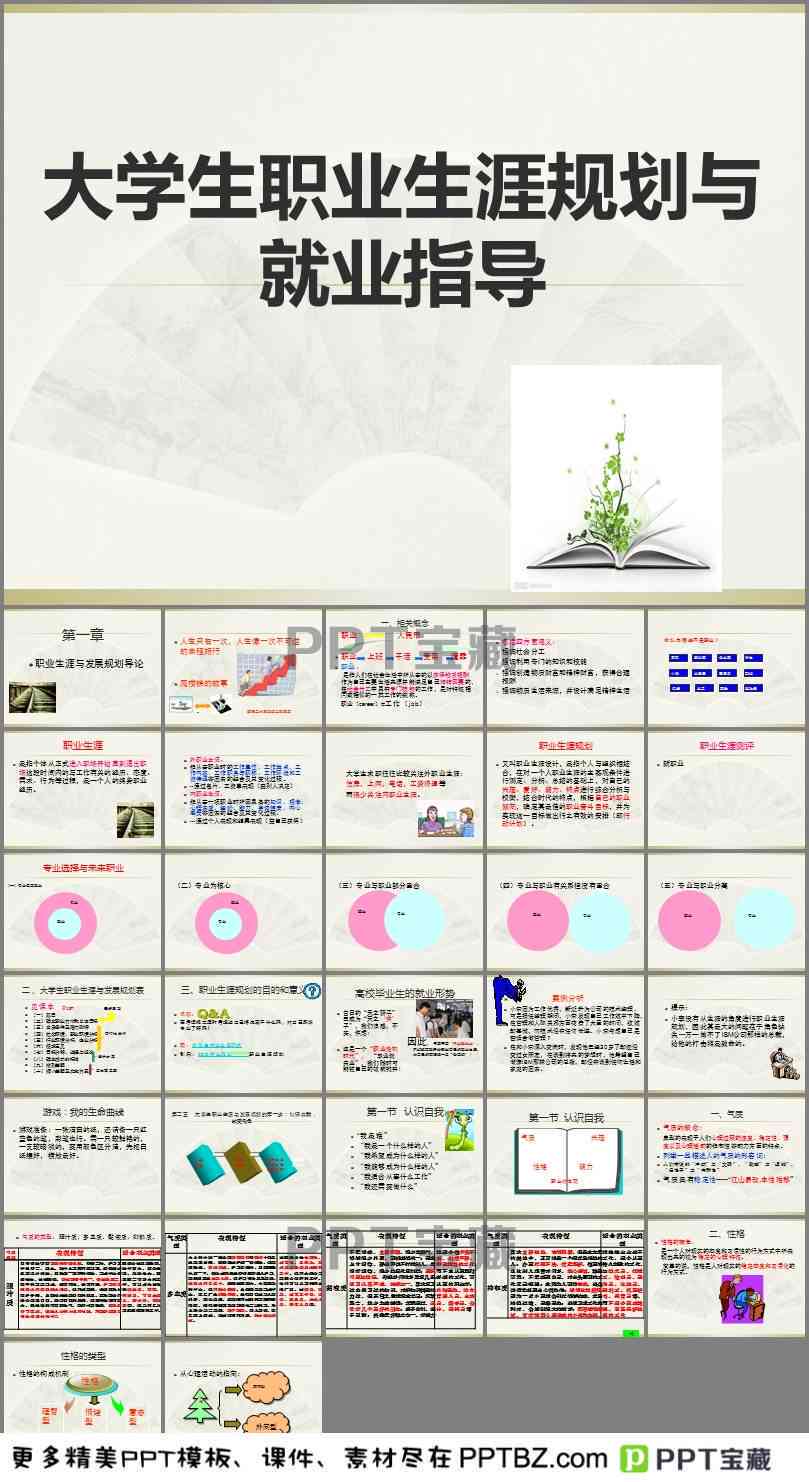 生涯发展报告ppt：免费模板与职业生涯发展指导