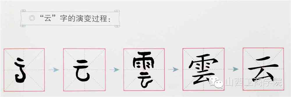 云端笔顺书写：探索云字笔画之美