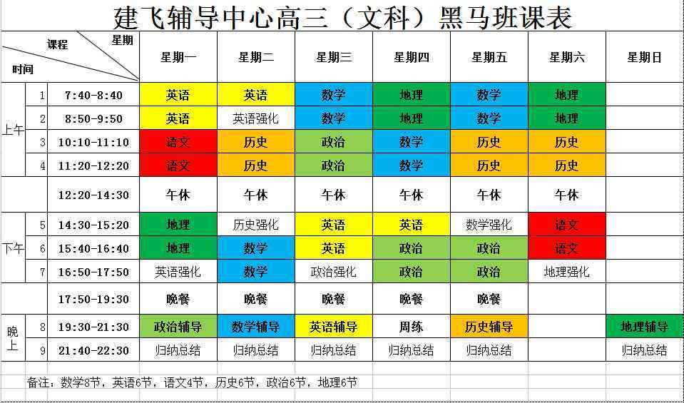 黑马课程表：时间安排、培训课程、大纲解析、上课时间及线上课程汇总