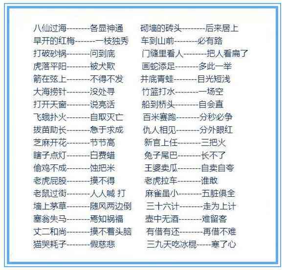 全面解析歇后语：含义、用法与常见例句，一次性解决你的所有疑问