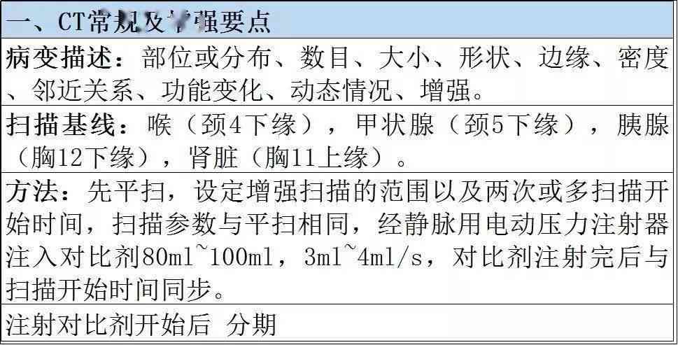 影像科报告模板：大全·CT规范书写与专题报告汇编