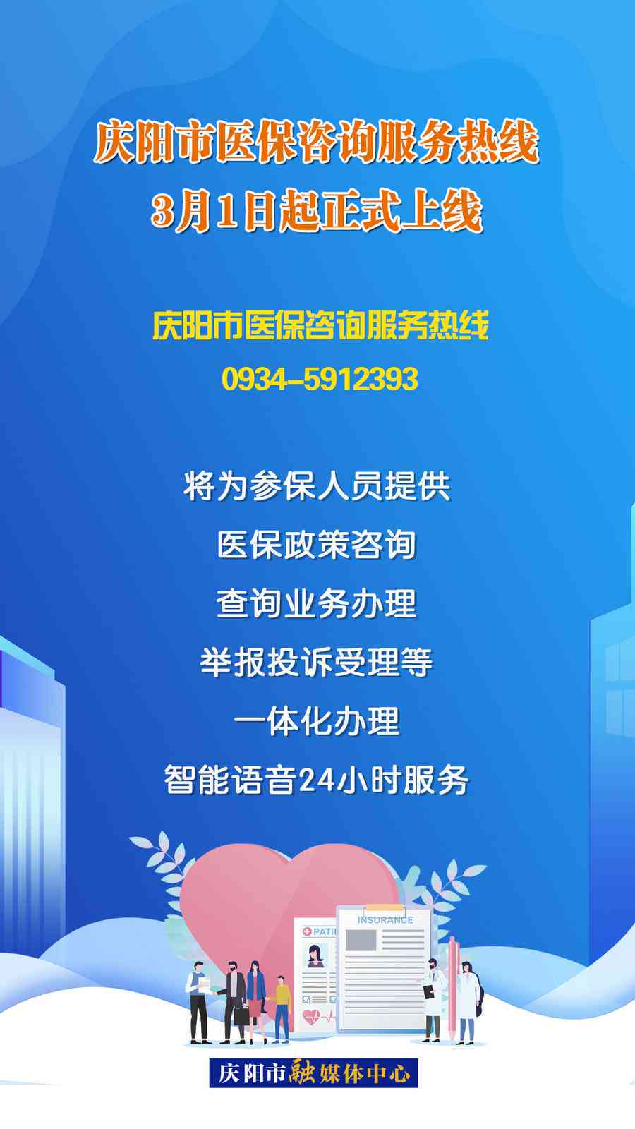 庆阳市庆城县人力资源和社会保障局关于工伤保险的电话咨询及保障服务信息